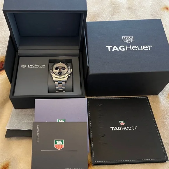 TAG HEUER AQUARACER PRO SWISS CHRONOGRAPH WATCH | 42mm | LIKE NEW IN PACKAGING! - Picture 1 of 14